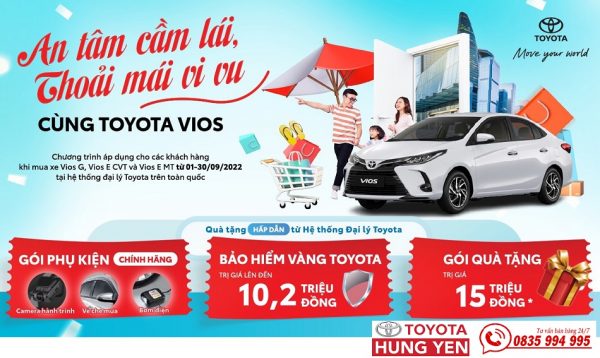 Toyota Vios khuyến mại tháng 9