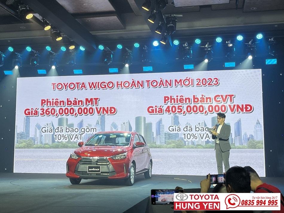 Ra mắt Toyota Wigo 2023 hoàn toàn mới